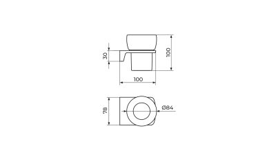 1906-t STOLZ | Држач за чаша