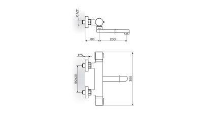 STOLZ THERMO | Надградна термостатска батерија за мијалник