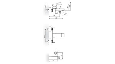 jq33101-t QUADRO | Батерија за када