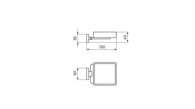 jq907-t QUADRO | Држа за сапун