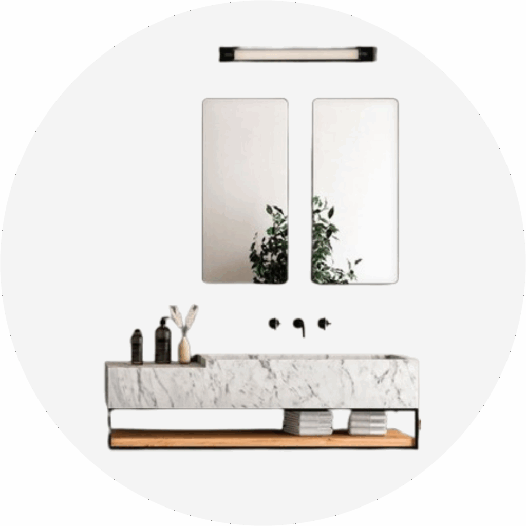 Санитарија- стилски мебел за бања